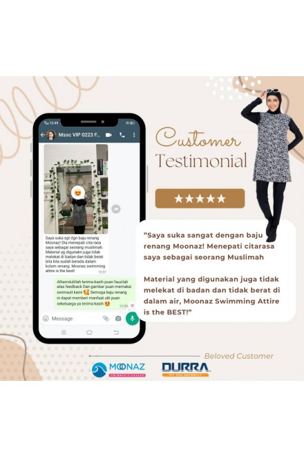 Testimoni customer Moonaz Swimming Baju Renang Muslimah 2020-4